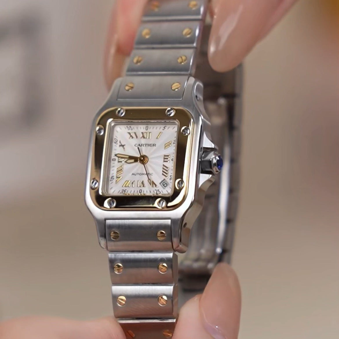 Cartier Santos Galbée SM Millennium Dial