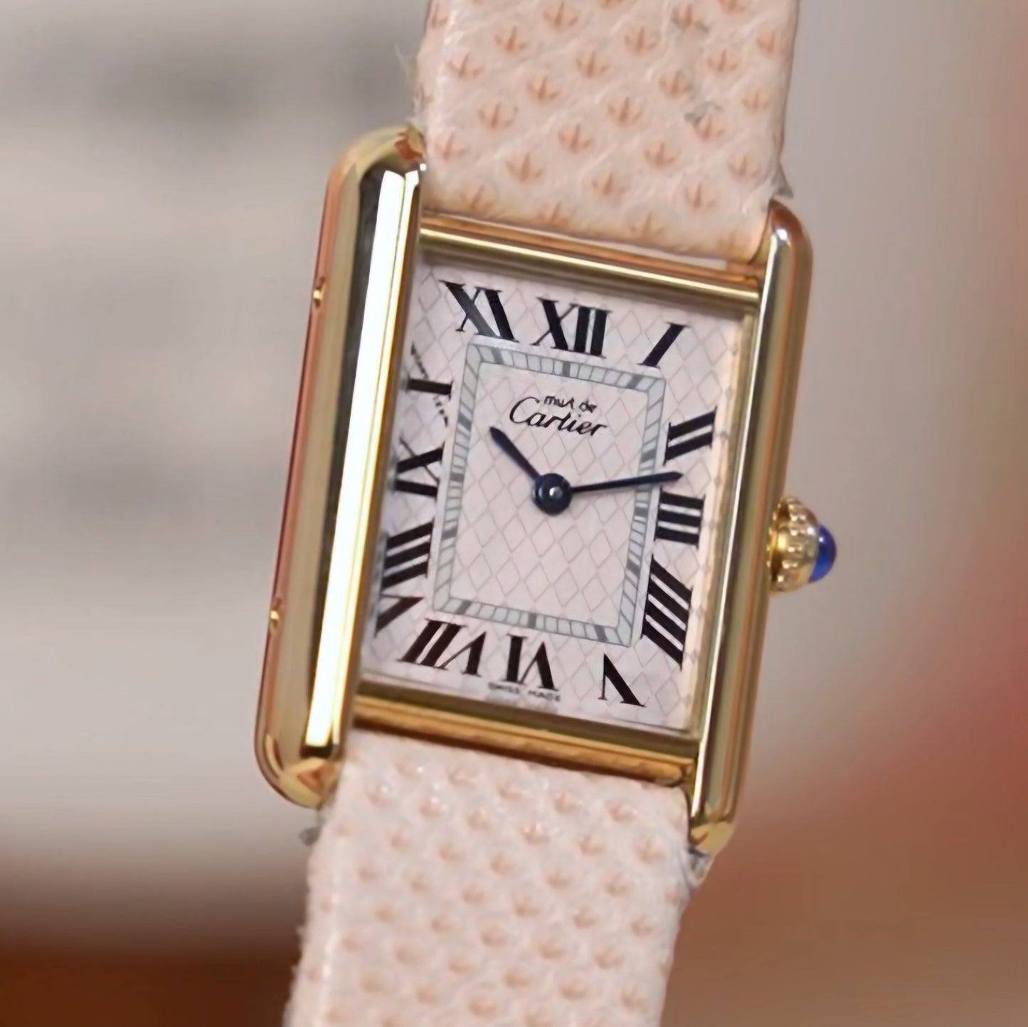 Cartier Tank Must Christmas Edition Pink Dial (Limited Edition 4500 Pieces)