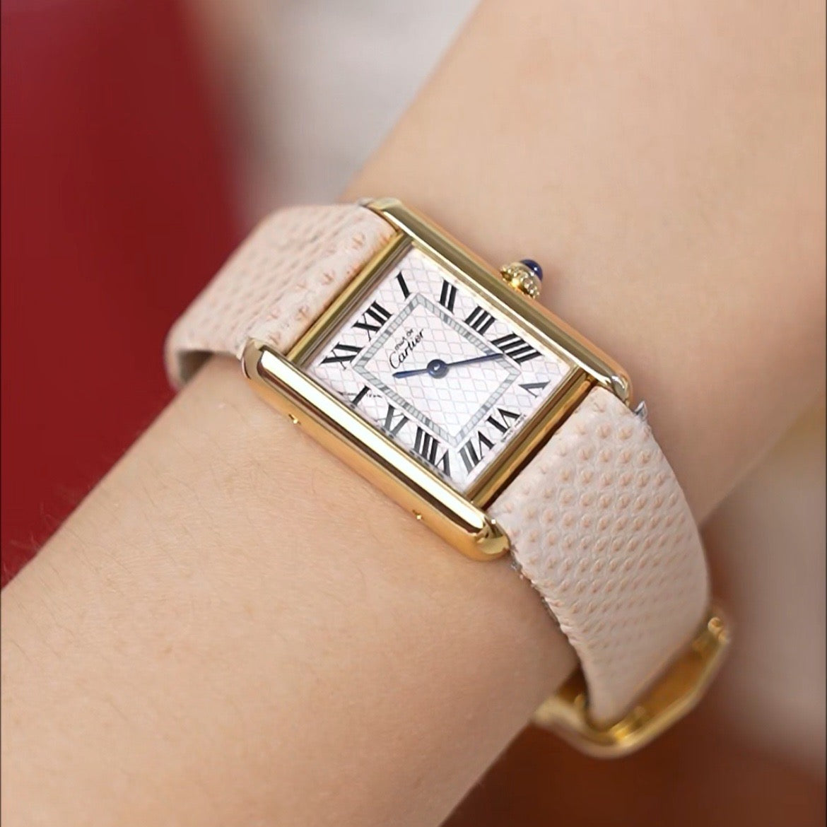 Cartier Tank Must Christmas Edition Pink Dial (Limited Edition 4500 Pieces)