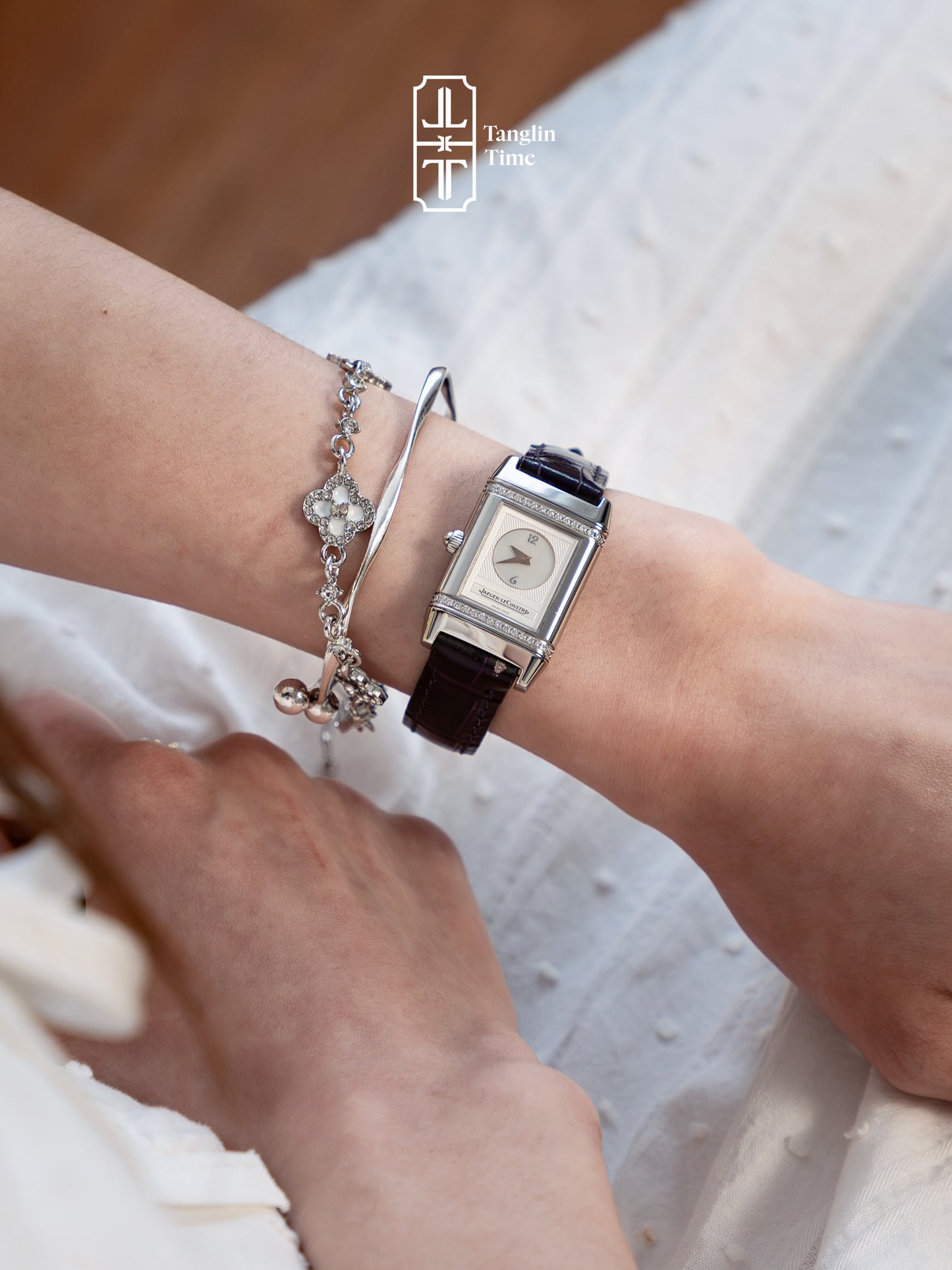 Box & Papers Set - Jaeger LeCoultre Reverso Duetto Mother Of Pearl