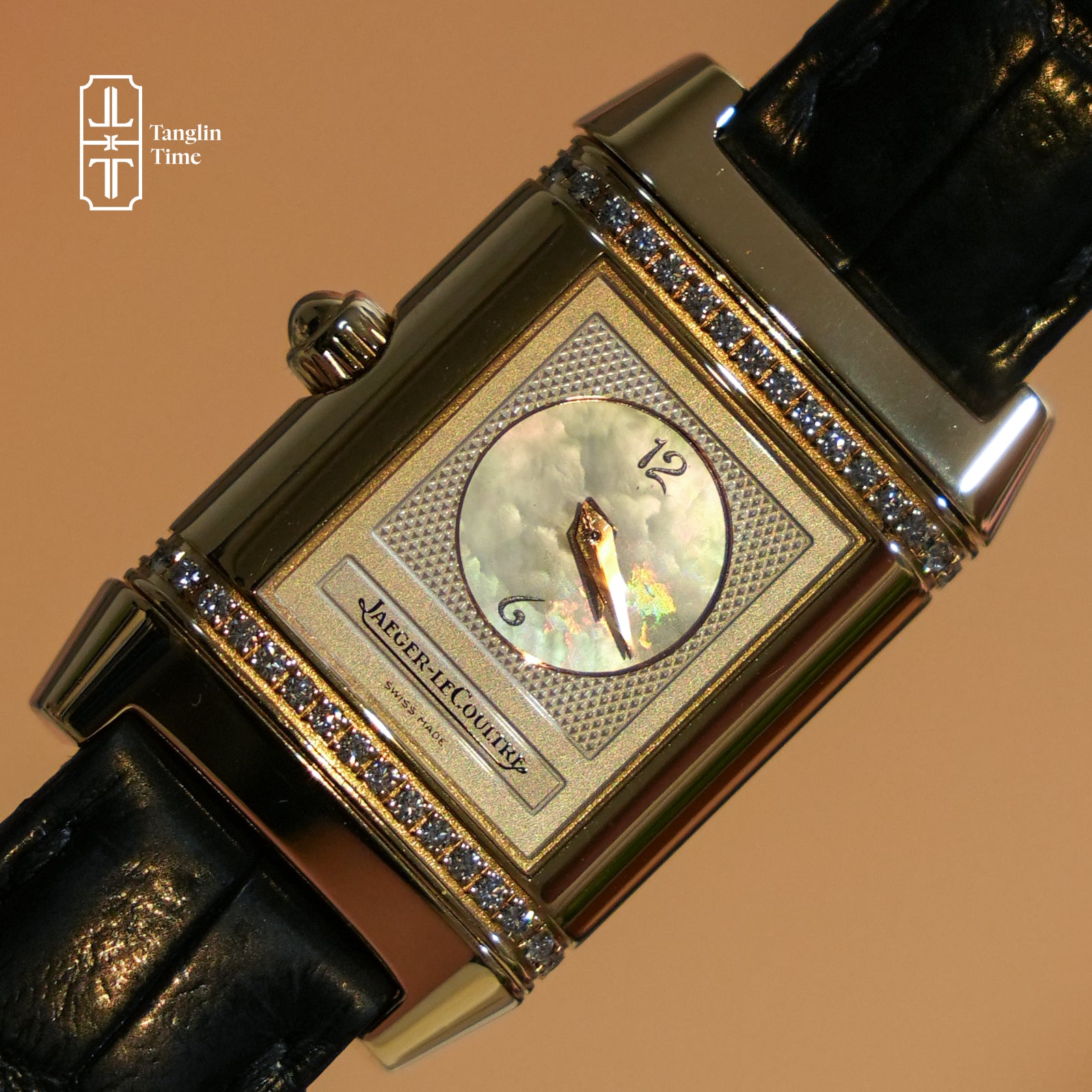 Jaeger-LeCoultre Reverso Duetto 18K Gold Mother-of-Pearl