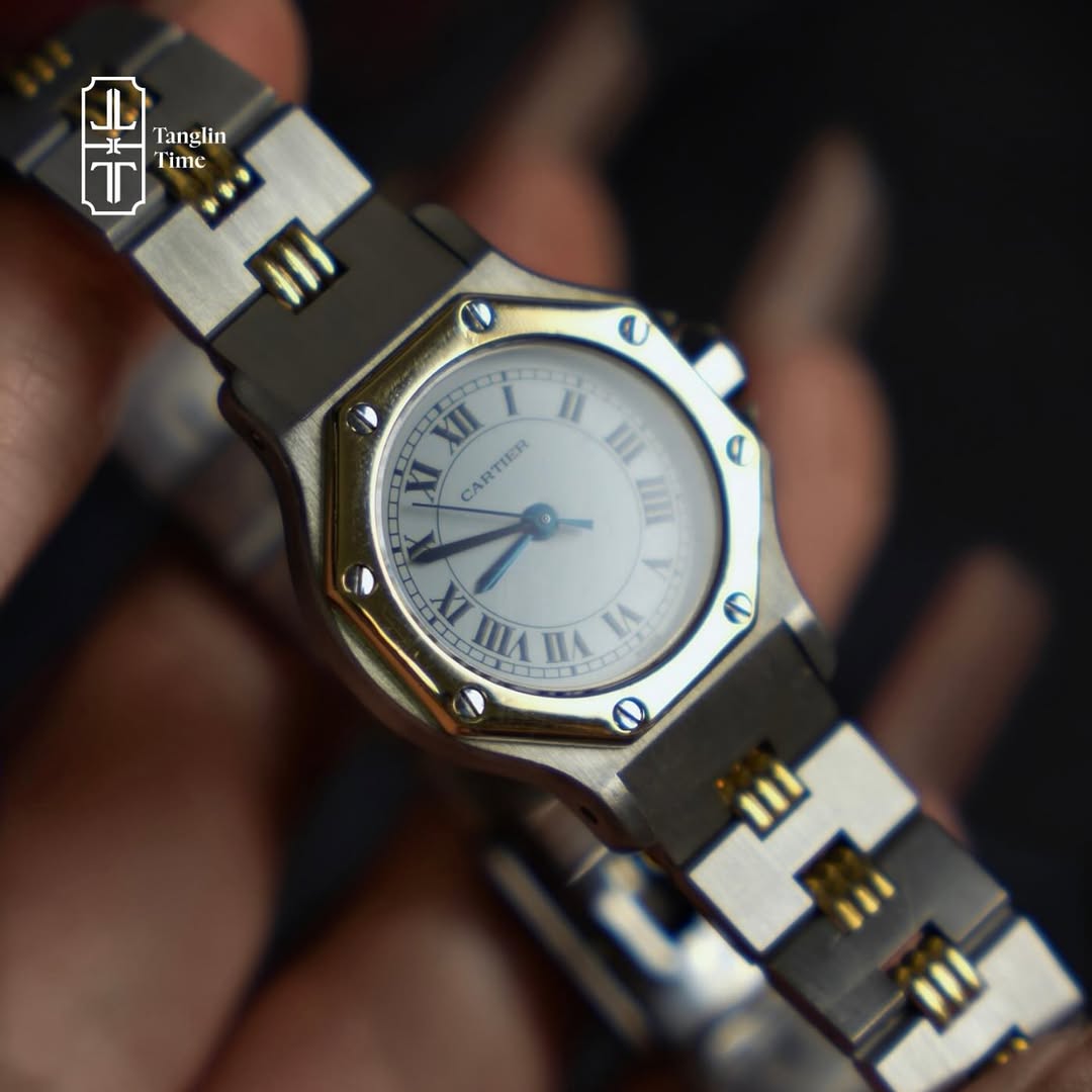 Cartier Santos Octagon Godron 0907 Automatic