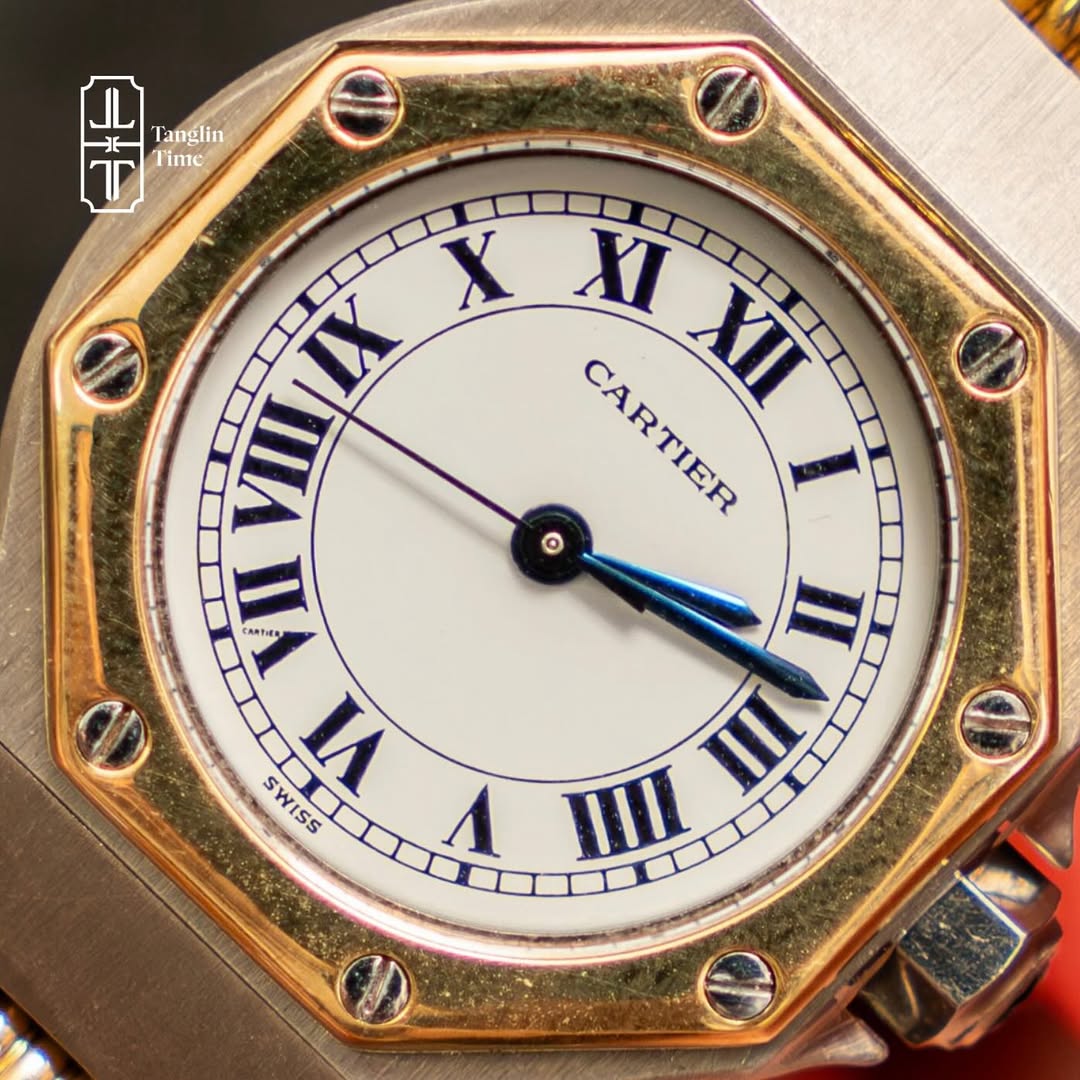 Cartier Santos Octagon Godron 0907 Automatic