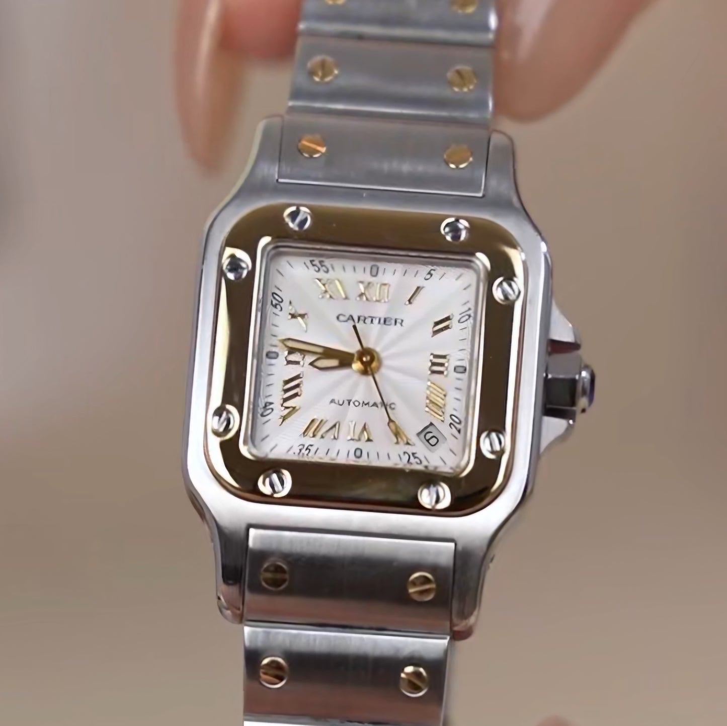 Cartier Santos Galbée SM Millennium Dial