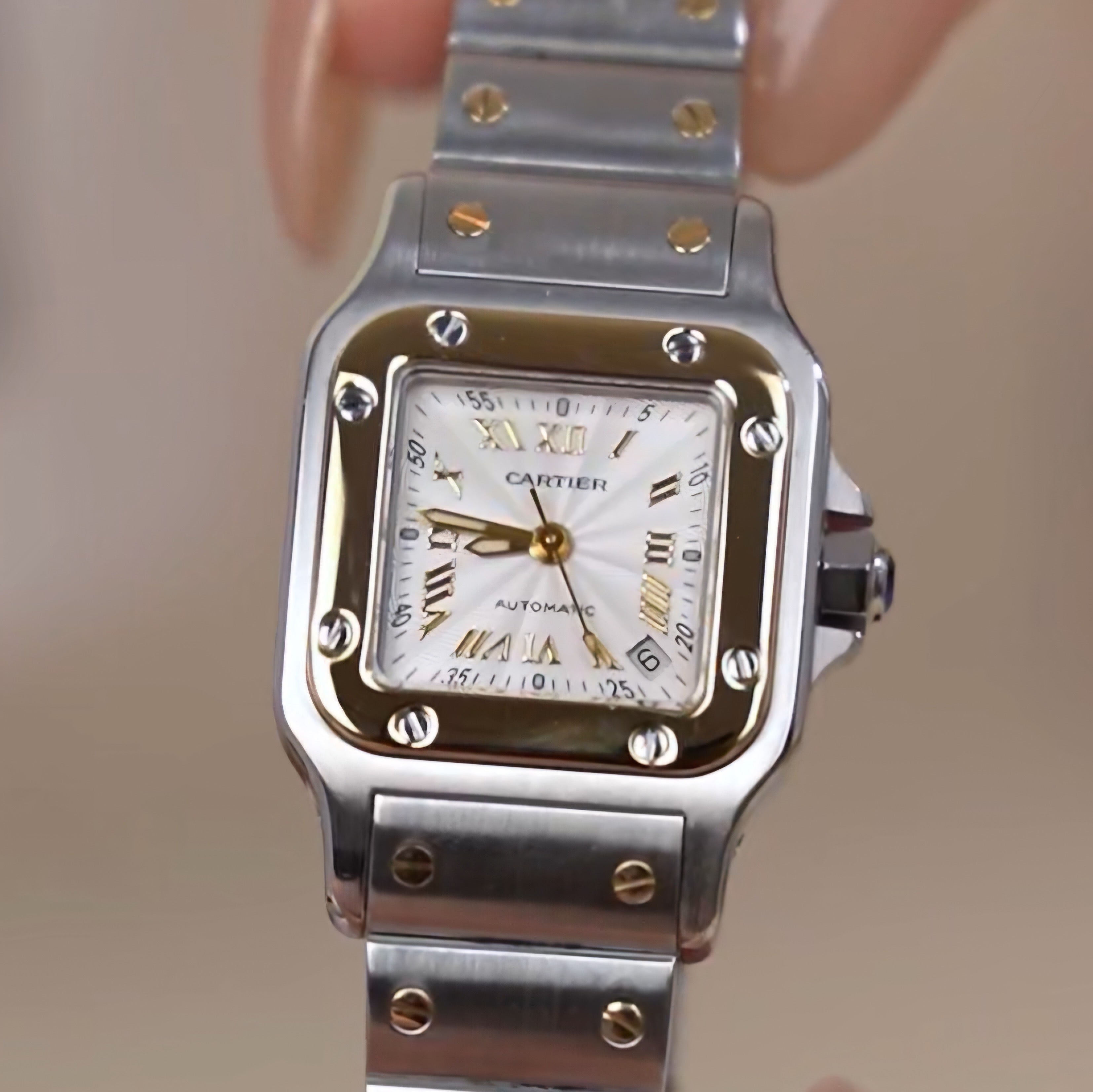 Cartier Santos Galbée SM Millennium Dial