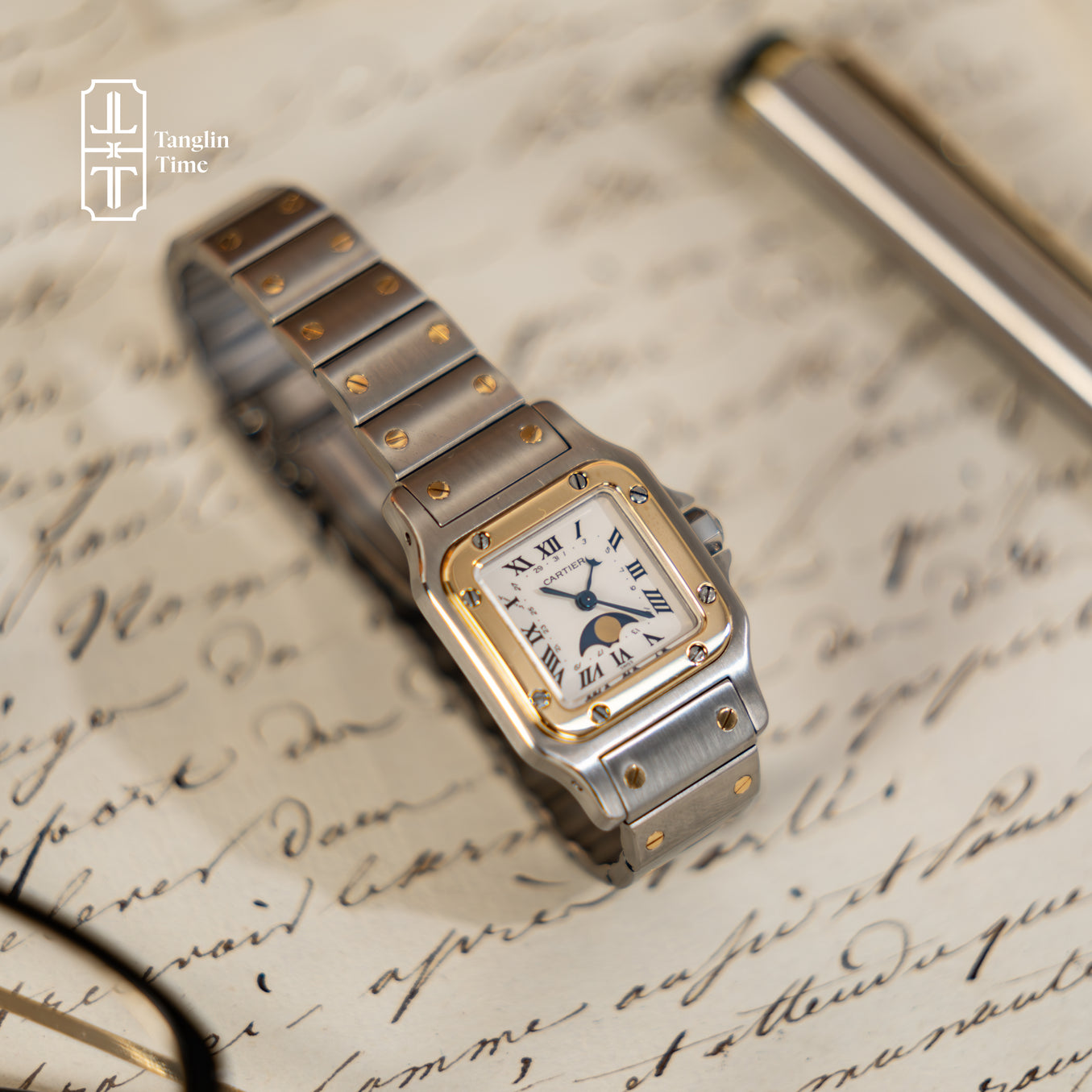 Cartier Santos Galbee Moonphase