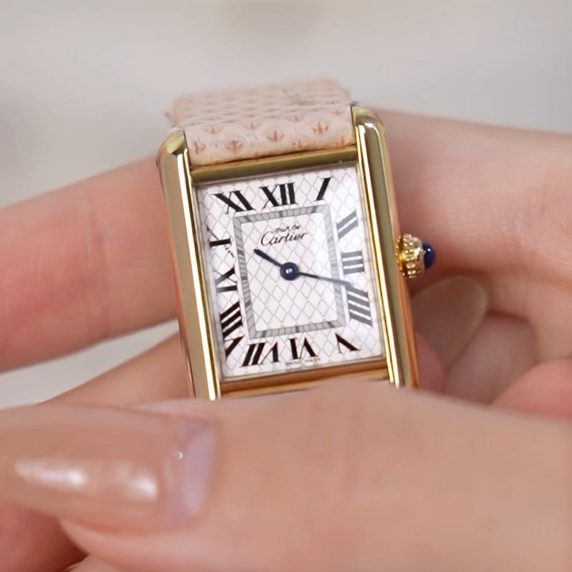 Cartier Tank Must Christmas Edition Pink Dial (Limited Edition 4500 Pieces)