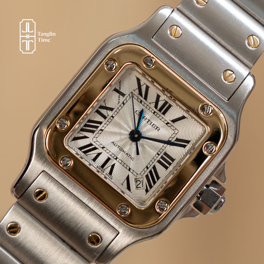 Cartier Santos Galbee SM Two Tone