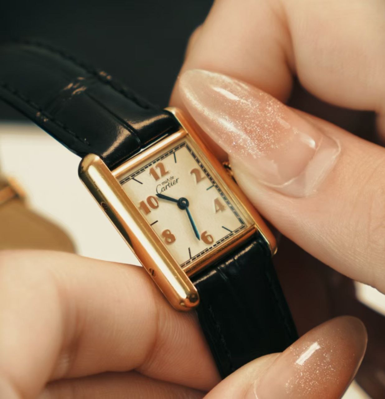 Cartier Tank Must SM Monogram Dial