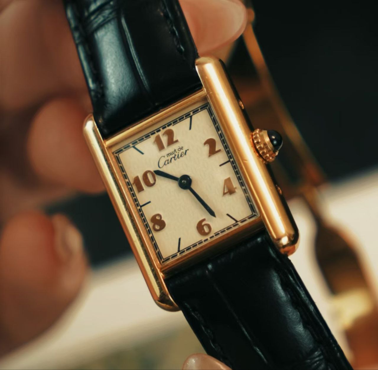Cartier Tank Must SM Monogram Dial