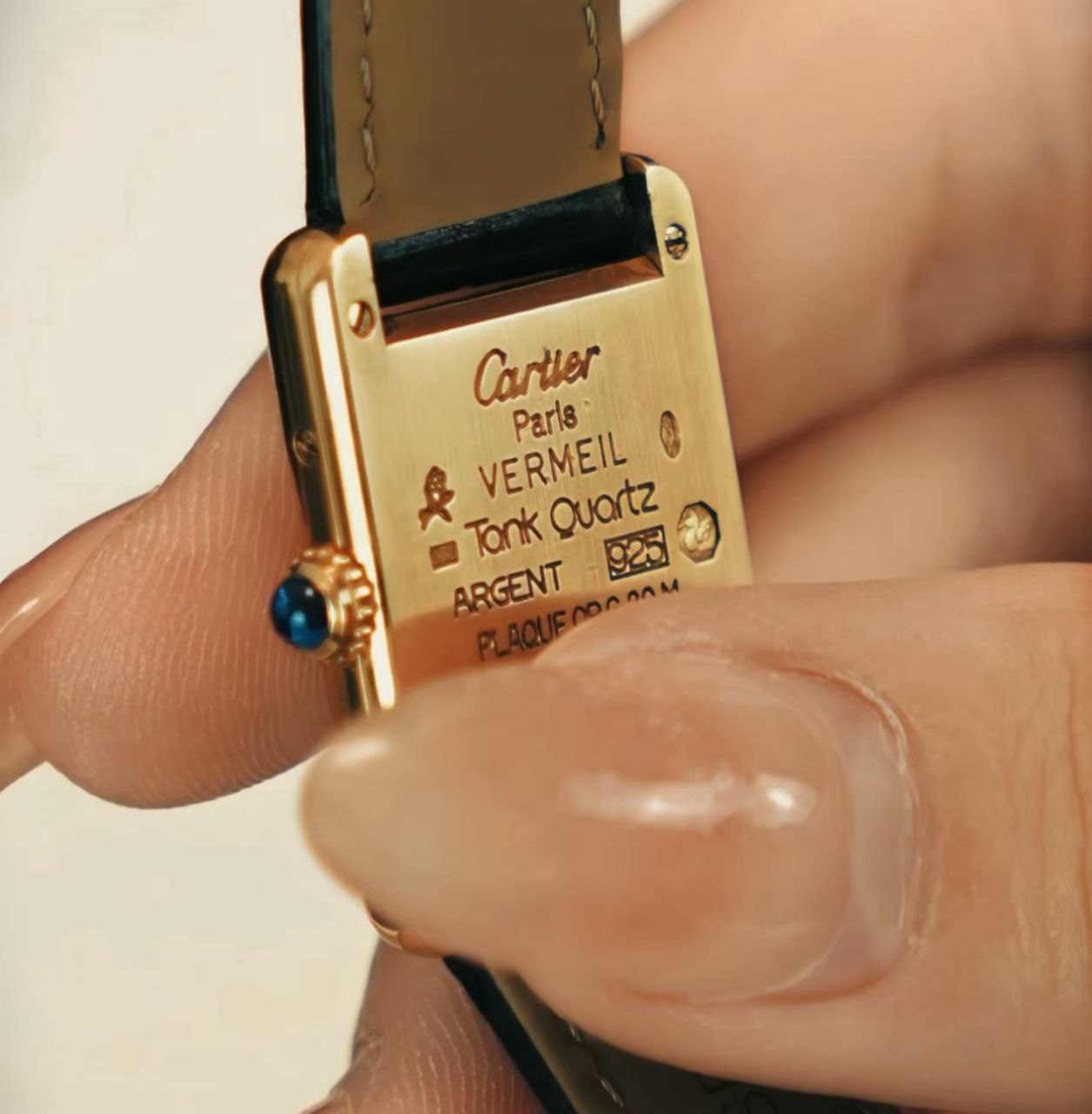 Cartier Tank Must SM Monogram Dial