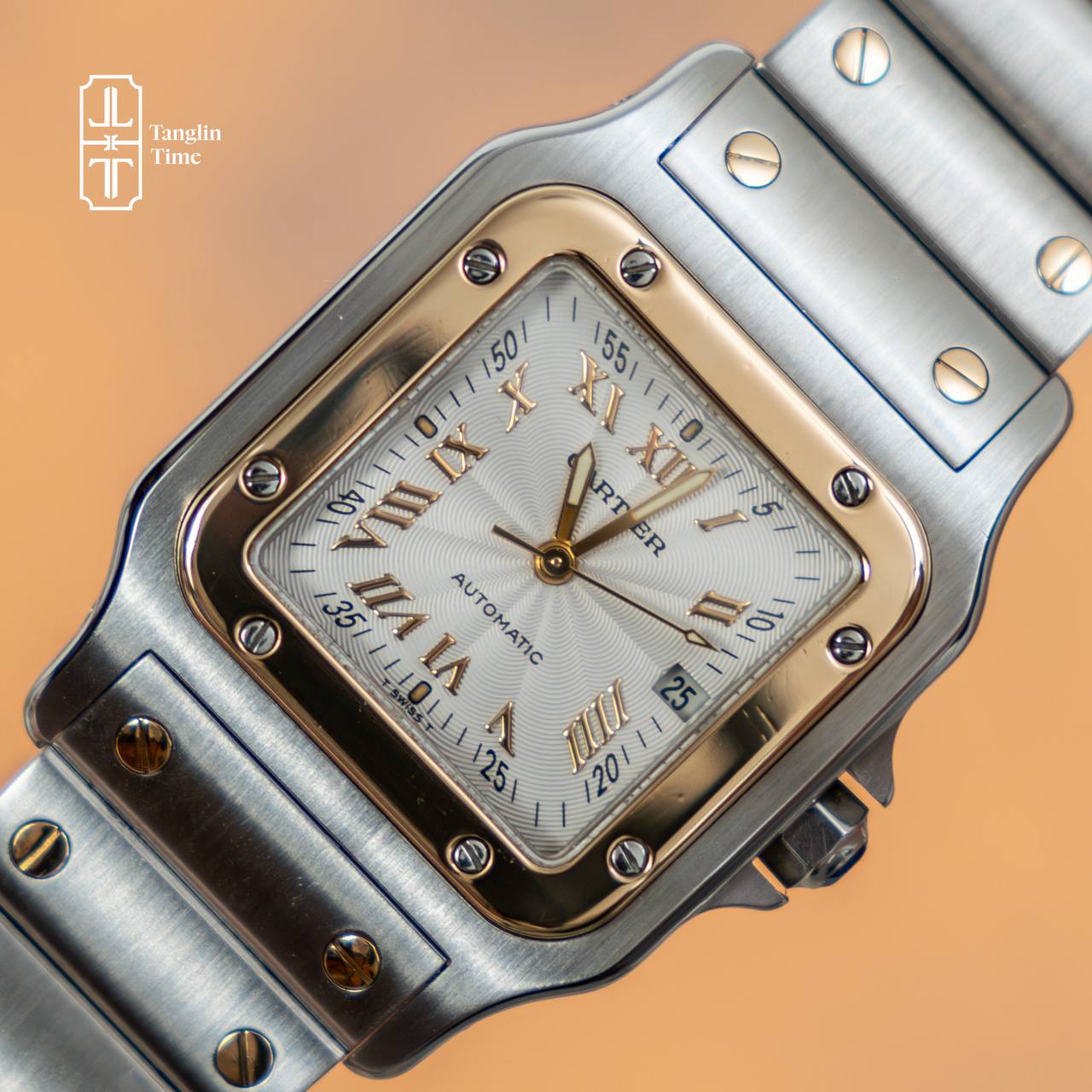 Cartier Santos Galbée Millennium Dial 29mm